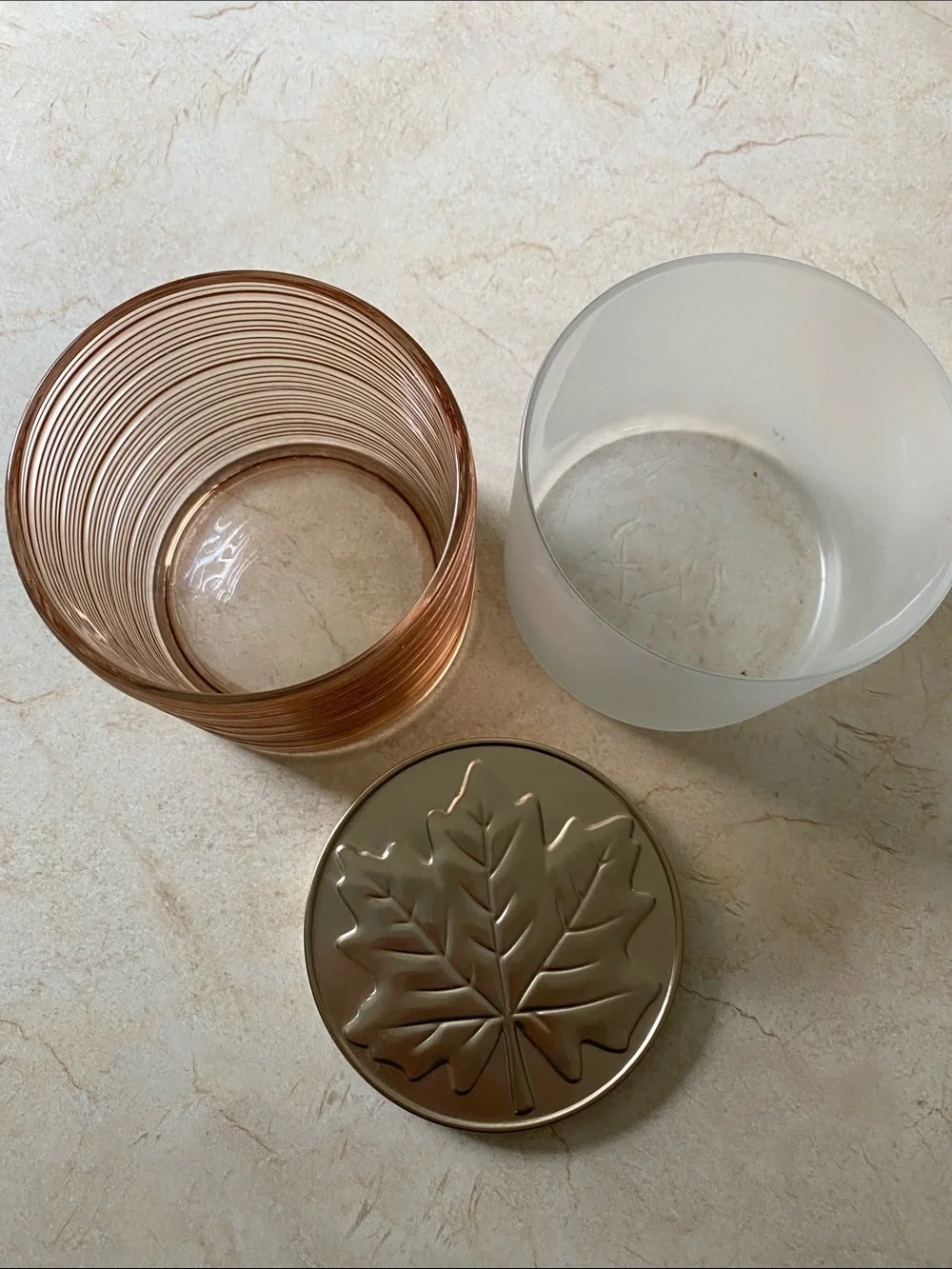Glass Tumbler Set of 2 Home Accents